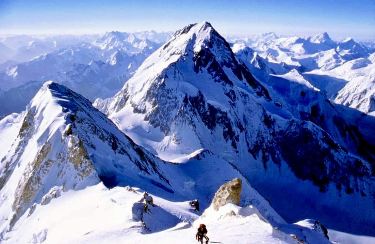 Gasherbrum II  Peak view from base camp